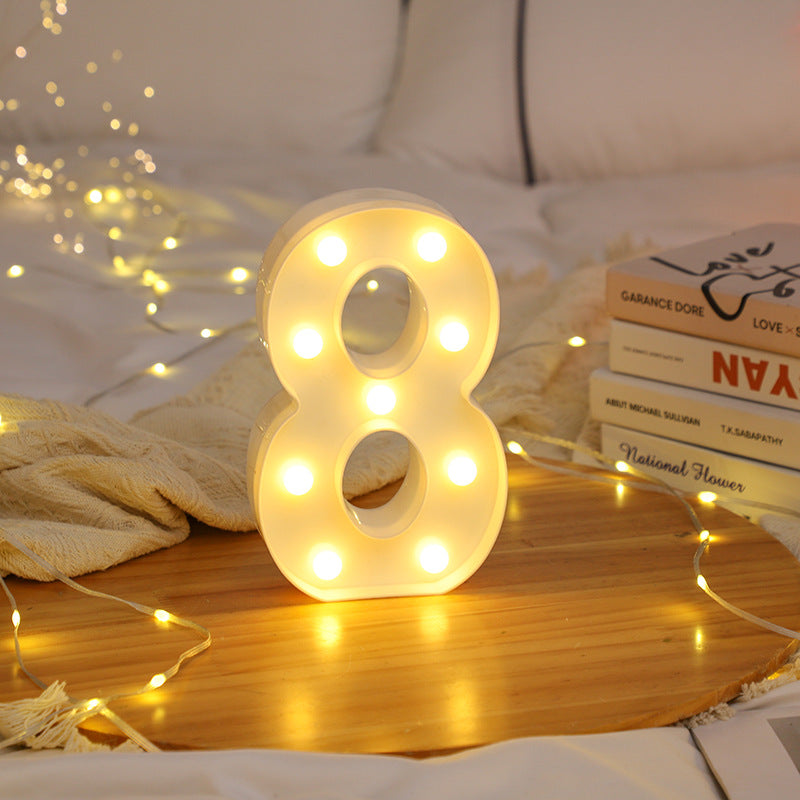3D Marquee Gold with Warm White 6"