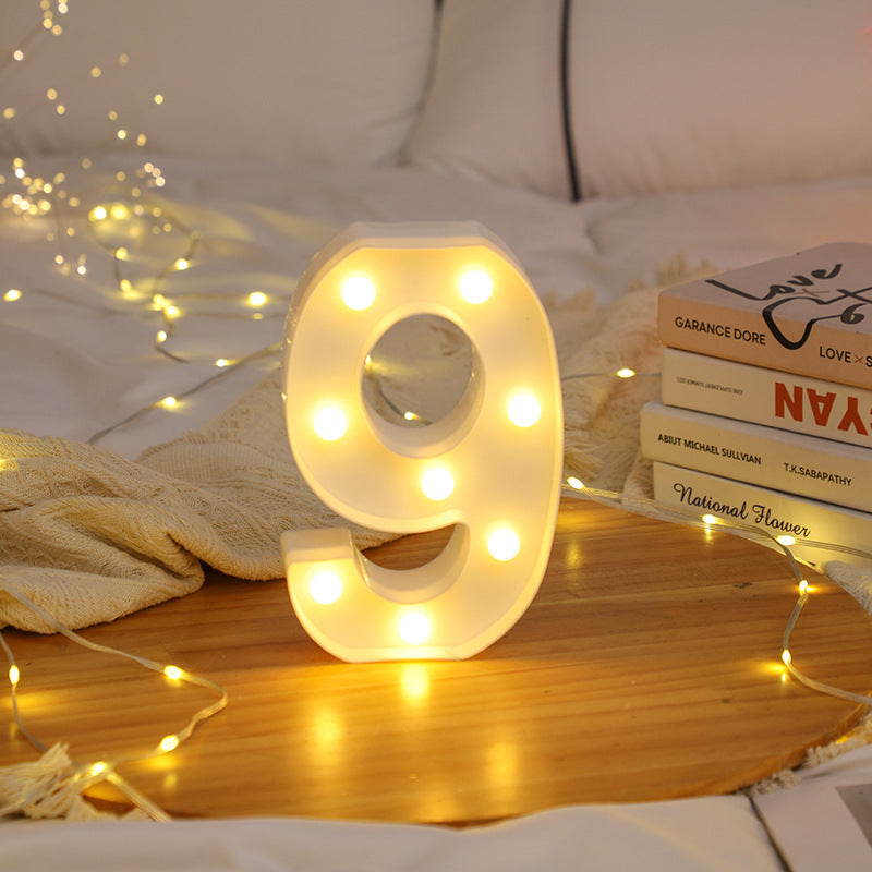 3D Marquee Gold with Warm White 6"
