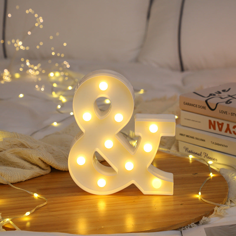 3D Marquee Gold with Warm White 6"