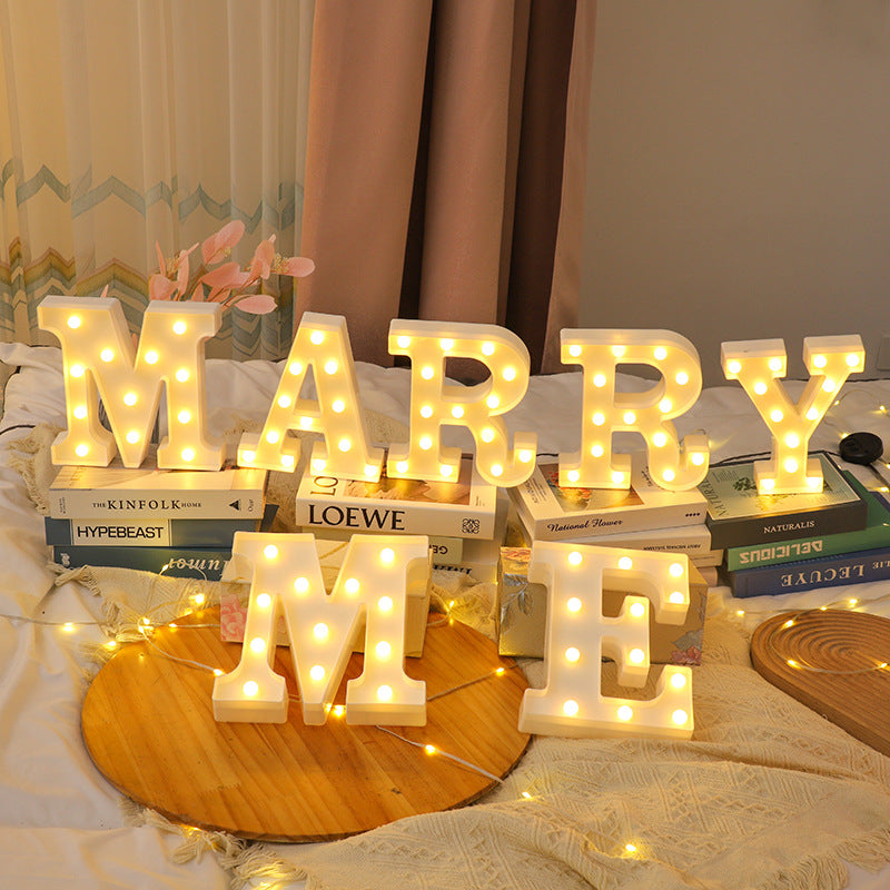 3D Marquee Gold with Warm White 6"