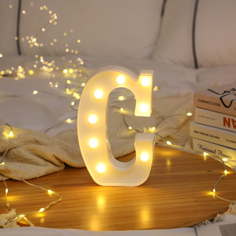 3D Marquee Gold with Warm White 6"