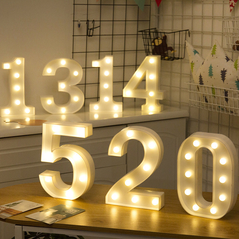 3D Marquee Gold with Warm White 6"