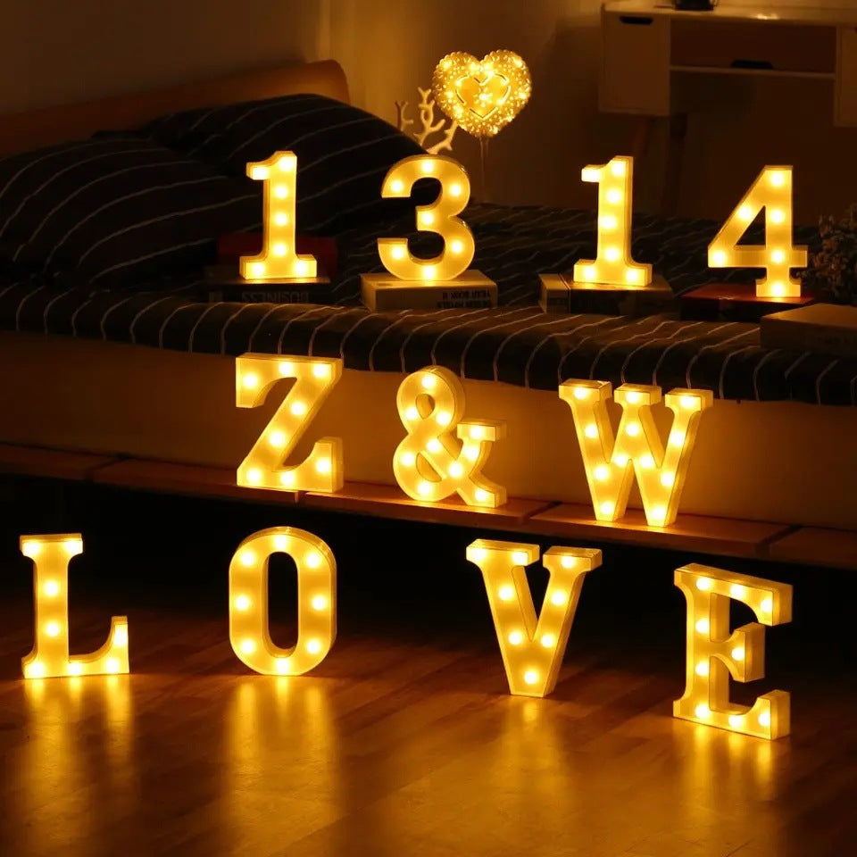 3D Marquee Gold with Warm White 6"