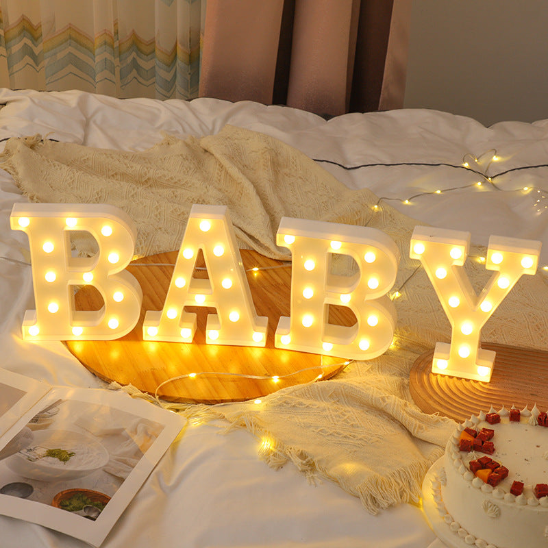 3D Marquee Gold with Warm White 6"