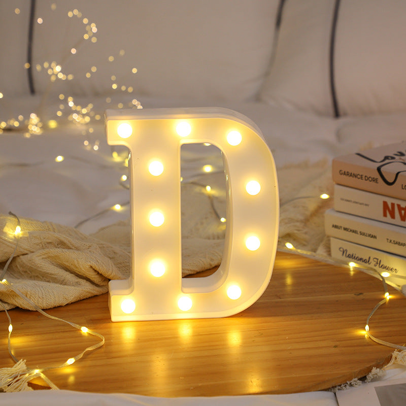 3D Marquee Gold with Warm White 6"