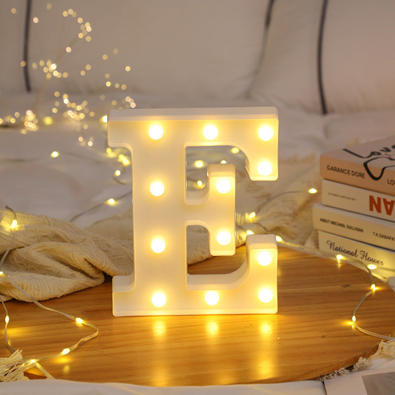 3D Marquee Gold with Warm White 6"