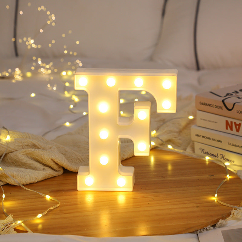 3D Marquee Gold with Warm White 6"