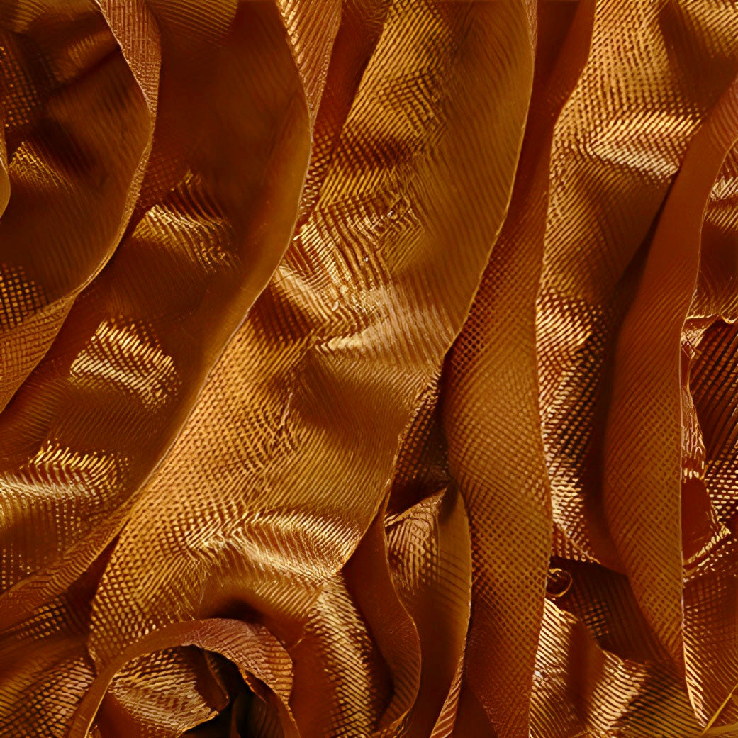 Grandiose 3D Rosette Square Tablecloth Table Cover 85"x85" Gold