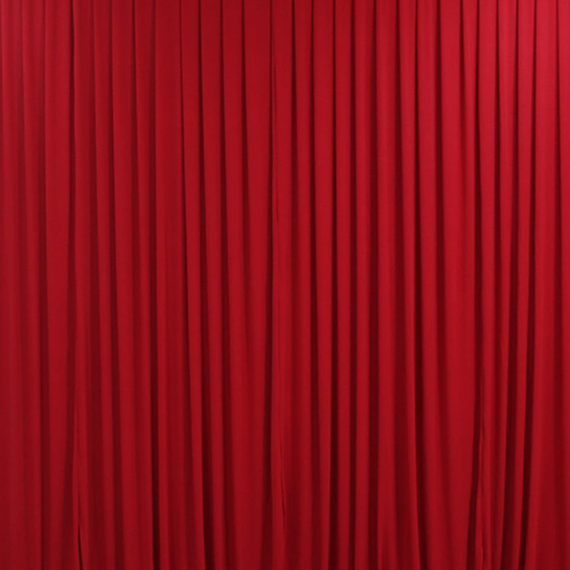 4-Way Stretch Spandex Backdrop Drape Curtain Red