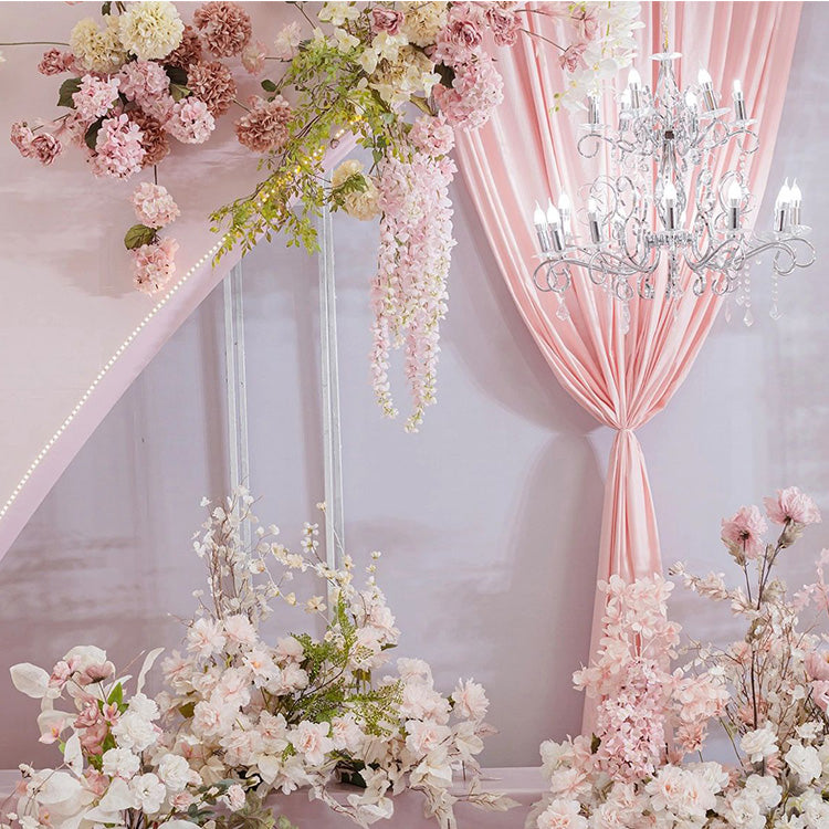 4-Way Stretch Spandex Backdrop Drape Curtain Flesh Pink