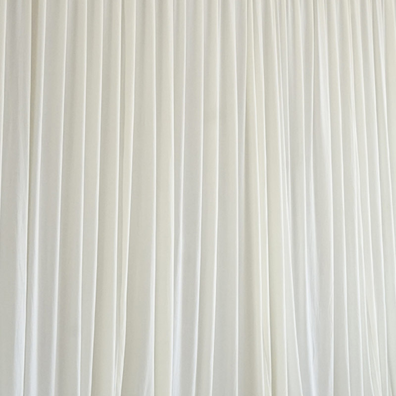 4-Way Stretch Spandex Backdrop Drape Curtain Off-White