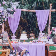 4-Way Stretch Spandex Backdrop Drape Curtain Light Purple