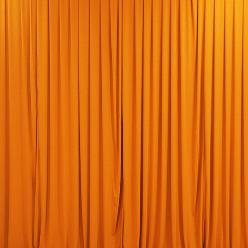 4-Way Stretch Spandex Backdrop Drape Curtain Orange