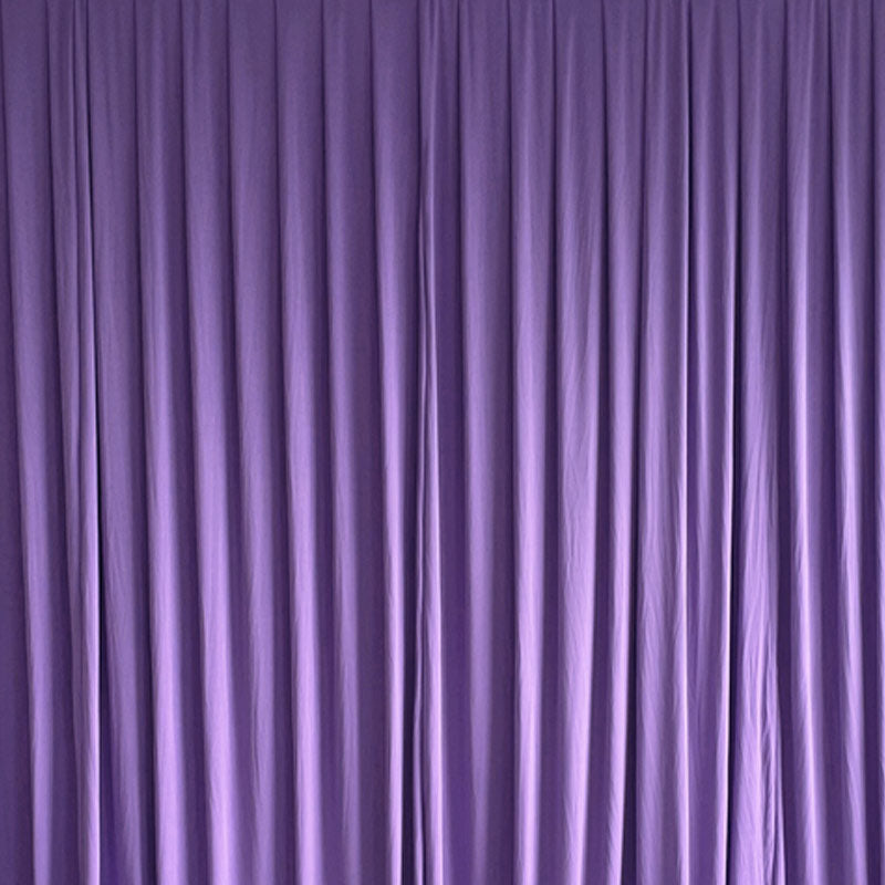 4-Way Stretch Spandex Backdrop Drape Curtain Purple