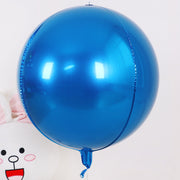 2 Pcs Large 4D balloon 22" Foil Mylar Sphere Balloon Dark Blue
