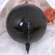 2 Pcs Large 4D balloon 22" Foil Mylar Sphere Balloon Black