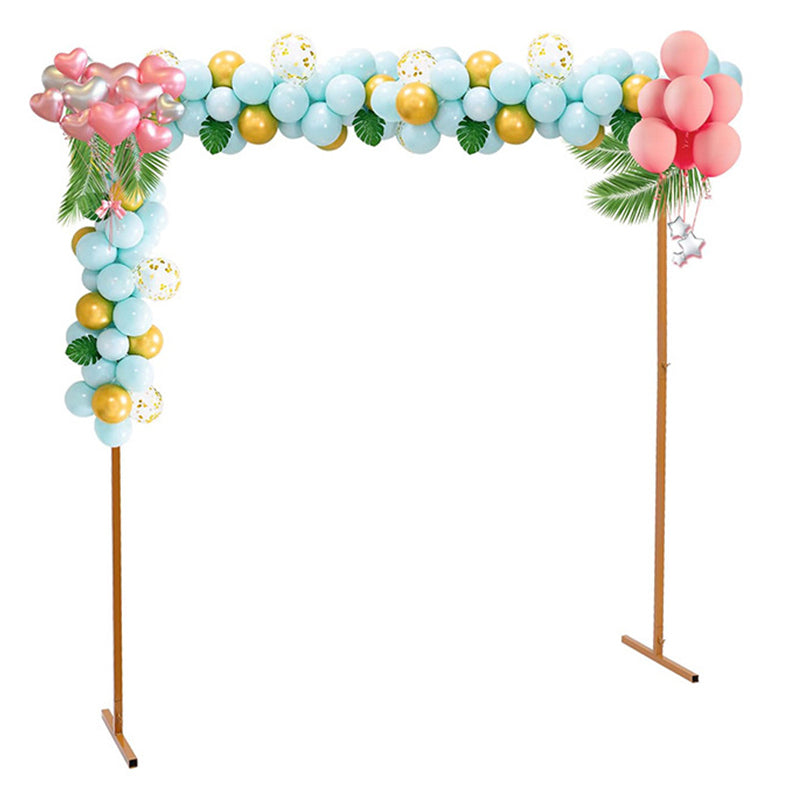 Heavy Duty Metal Square Balloon Flower Frame Photo Backdrop Stand 8.2ft