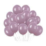5" Latex Balloons 100 Pcs Pastel Dusk Purple