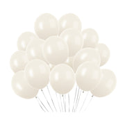 5" Latex Balloons 100 Pcs Pastel Dusk White
