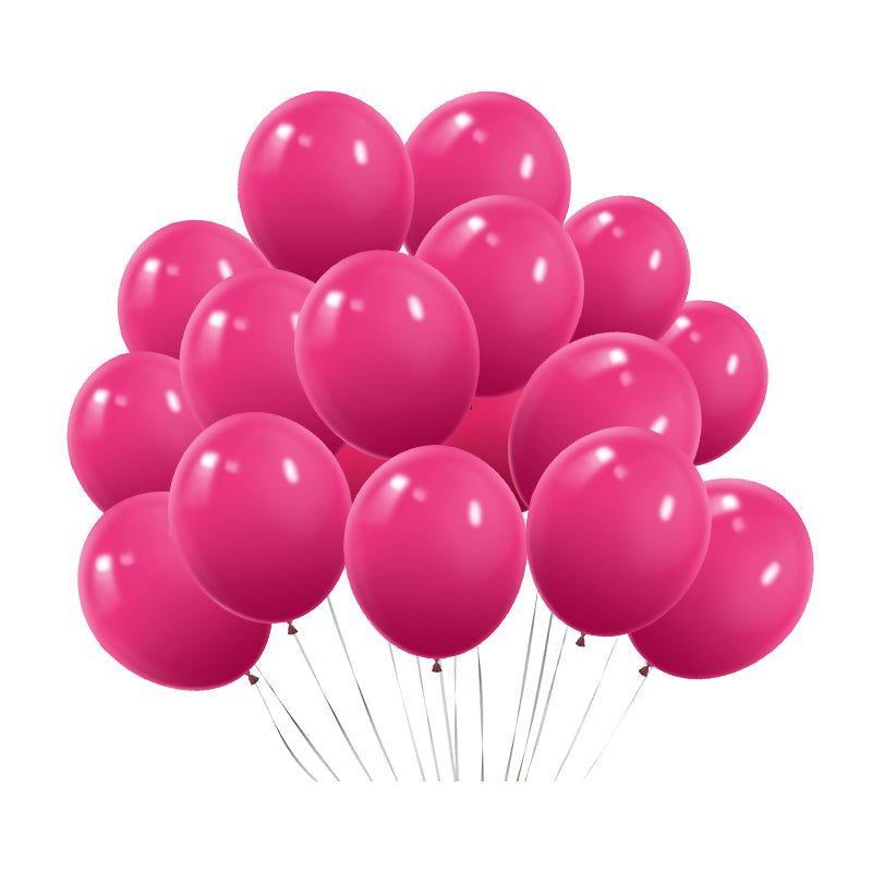 Matte 5" Latex Balloons 100 pcs Berry