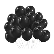 Matte 5" Latex Balloons 100 pcs Black