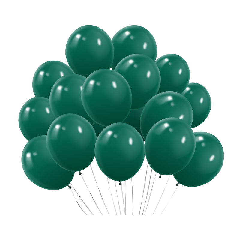 Matte 5" Latex Balloons 100 pcs Hunter Green
