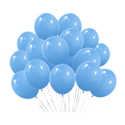 Matte 5" Latex Balloons 100 pcs Light Blue