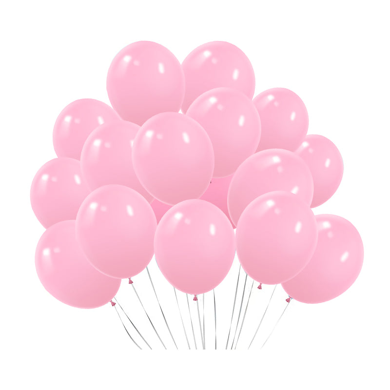 Matte 5" Latex Balloons 100 pcs Light Pink