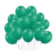 Matte 5" Latex Balloons 100 pcs Mid Green