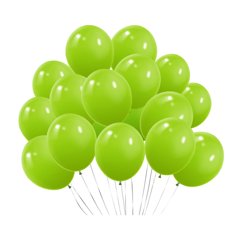 Matte 5" Latex Balloons 100 pcs Mint Green