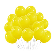Matte 5" Latex Balloons 100 pcs Yellow