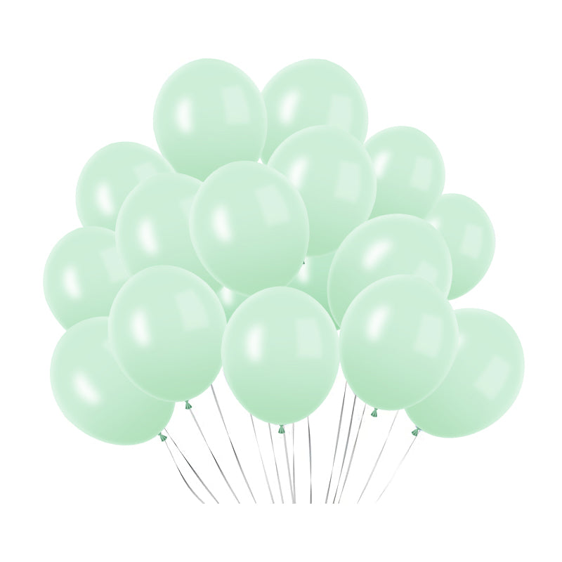 5" Latex Balloons 100 Pcs Macaroon Green