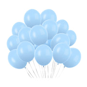 5" Latex Balloons 100 Pcs Macaroon Blue