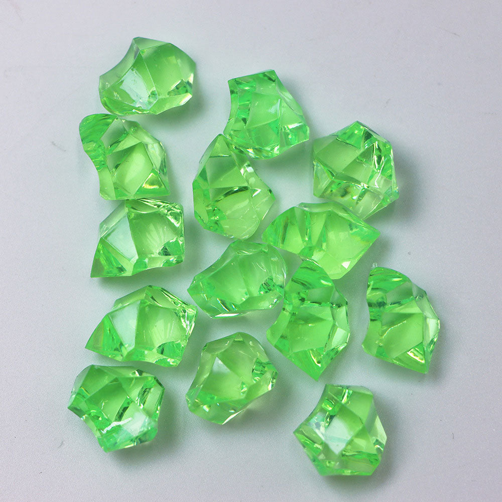 320 Pcs Premium Acrylic Ice Crystal Diamond Vase Fillers Emerald