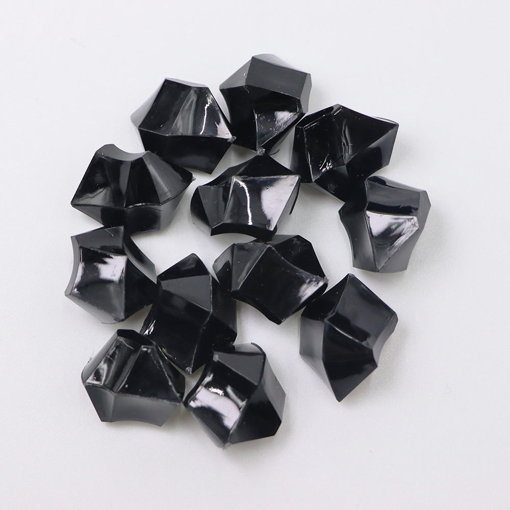 320 Pcs Premium Acrylic Ice Crystal Diamond Vase Fillers Black