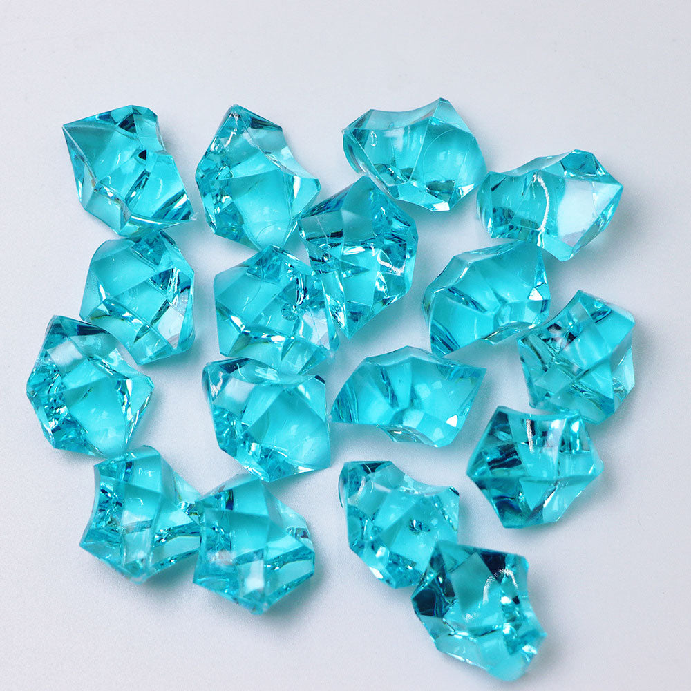 320 Pcs Premium Acrylic Ice Crystal Diamond Vase Fillers Vibrant Blue
