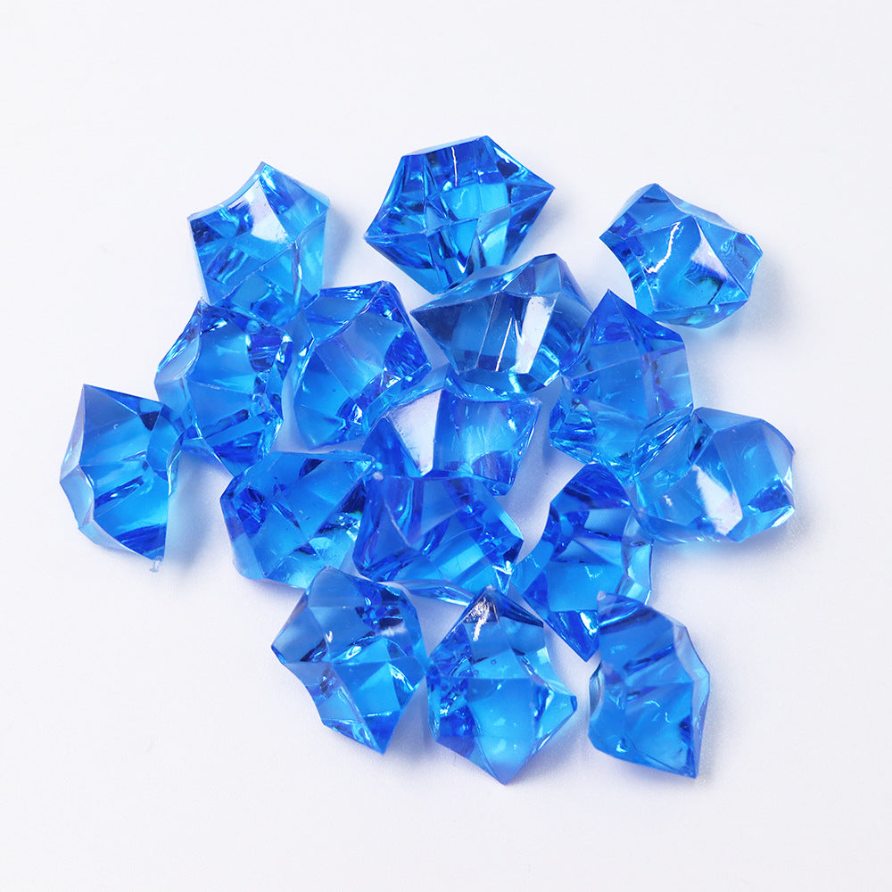 320 Pcs Premium Acrylic Ice Crystal Diamond Vase Fillers Dark Blue