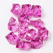 320 Pcs Premium Acrylic Ice Crystal Diamond Vase Fillers Rose Red