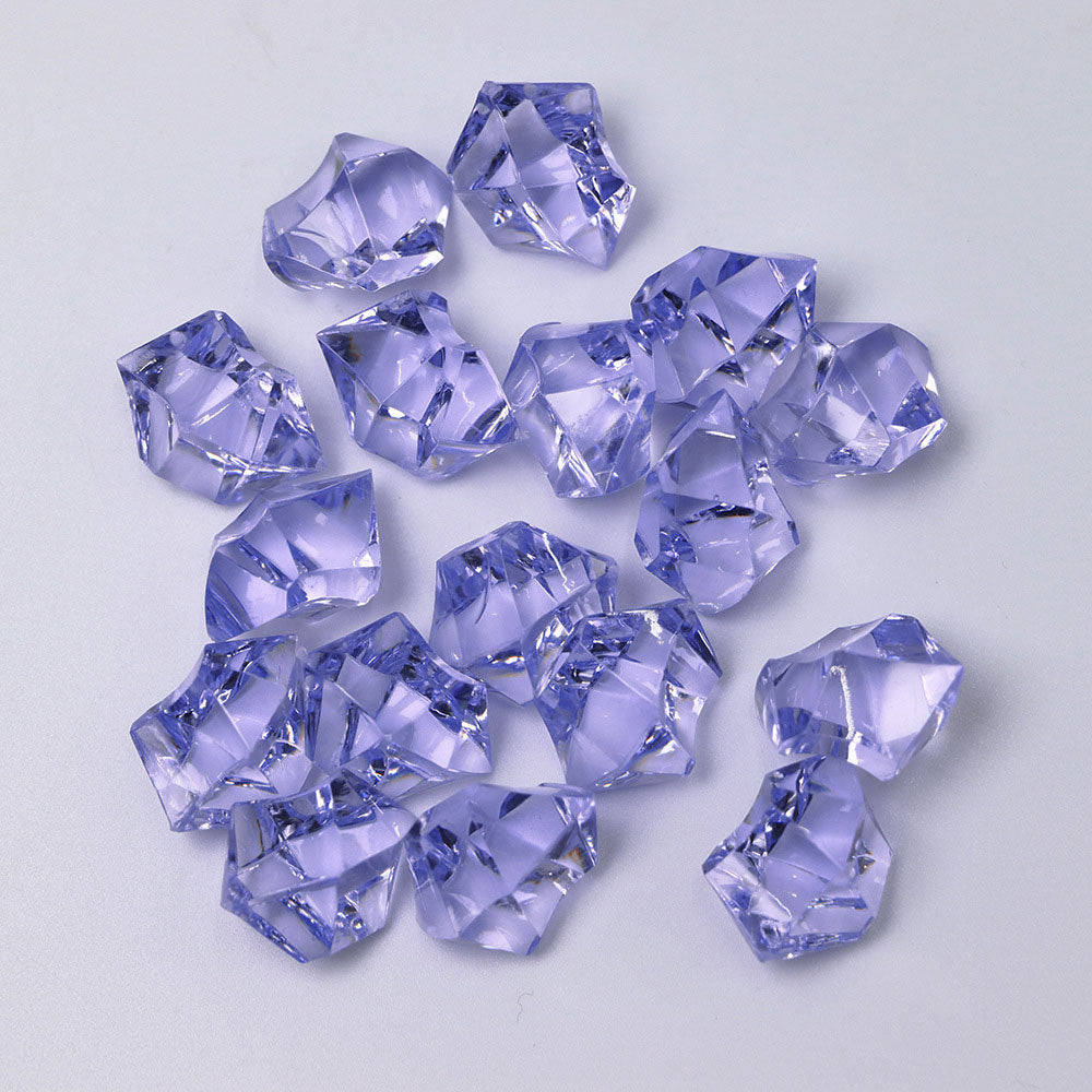 320 Pcs Premium Acrylic Ice Crystal Diamond Vase Fillers Violet