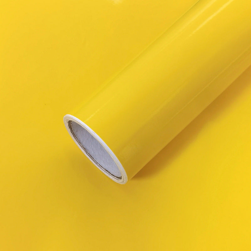 Permanent Vinyl Lettering Stickers Light Yellow