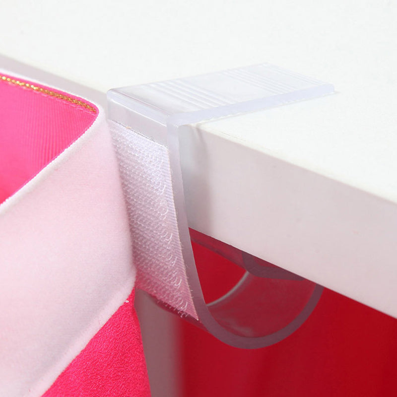 12pcs Adjustable Large Plastic Table Skirt Clips 1"
