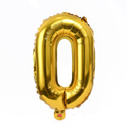 32" Gold Letter Balloons Alphabet Number Foil Mylar Balloons Letter "O"