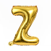 32" Gold Letter Balloons Alphabet Number Foil Mylar Balloons Letter "Z"