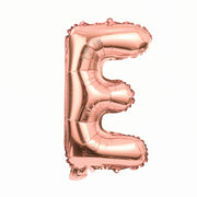 16" Rose Gold Letter Balloons Alphabet Number Foil Mylar Balloons Letter "E"
