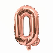 16" Rose Gold Letter Balloons Alphabet Number Foil Mylar Balloons Letter "Q"
