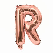 32" Rose Gold Letter Balloons Alphabet Number Foil Mylar Balloons Letter "R"