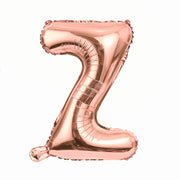 32" Rose Gold Letter Balloons Alphabet Number Foil Mylar Balloons Letter "Z"