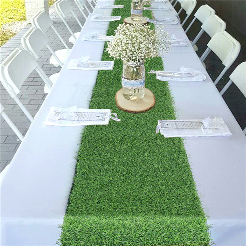 Artificial Grass Table Runner 9ft Green