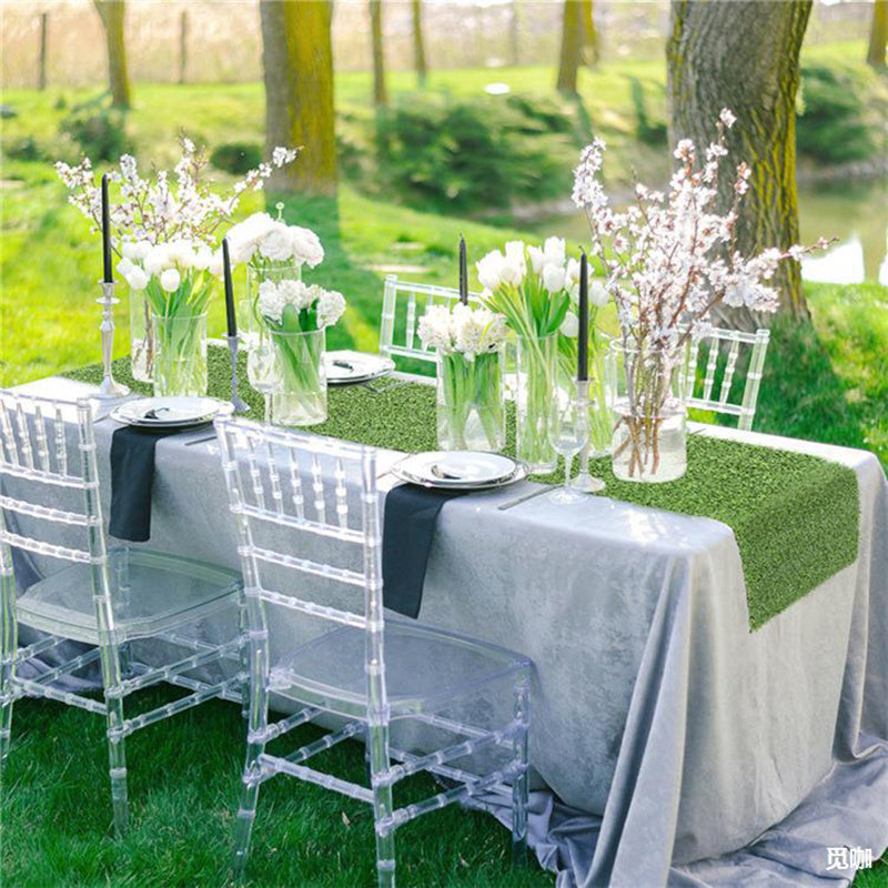 Artificial Grass Table Runner 9ft Green