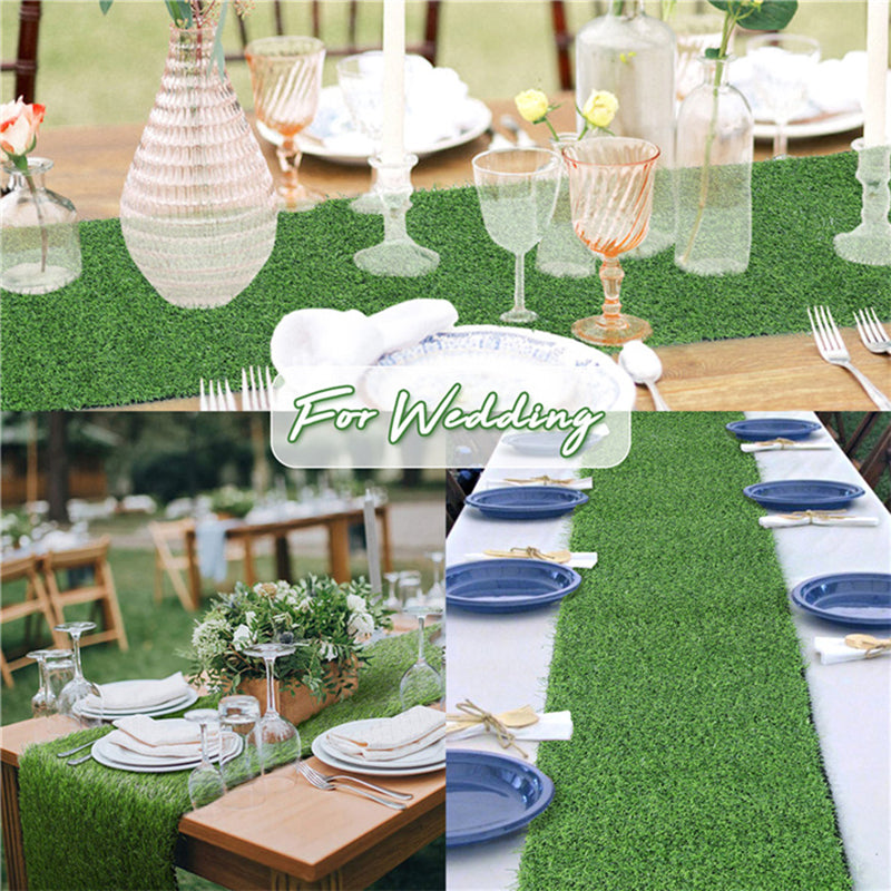 Artificial Grass Table Runner 9ft Green